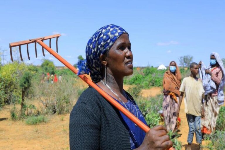 les femmes participant à la sécurité alimentaire