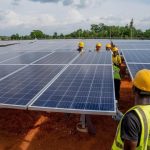 Une centrale solaire installée au Nigeria