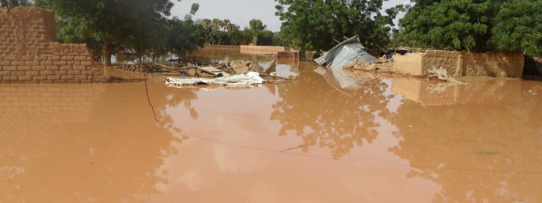Inondations au Burkina Faso en Afrique