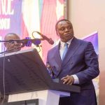 Blaise Moussa au 23e Congrès de l'AAEA à Yaoundé au Cameroun
