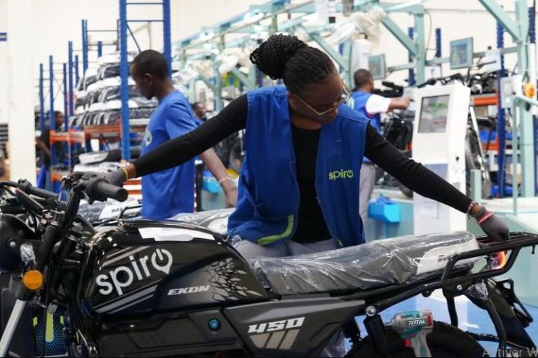 Une moto électrique conçue par Spiro