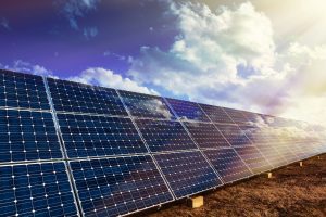 Une centrale solaire au Maroc