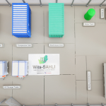 LA MAQUETTE DE L'USINE D'HYDROGENE DE L'UNIVERSITE DE WITS- AFRIQUE DU SUD