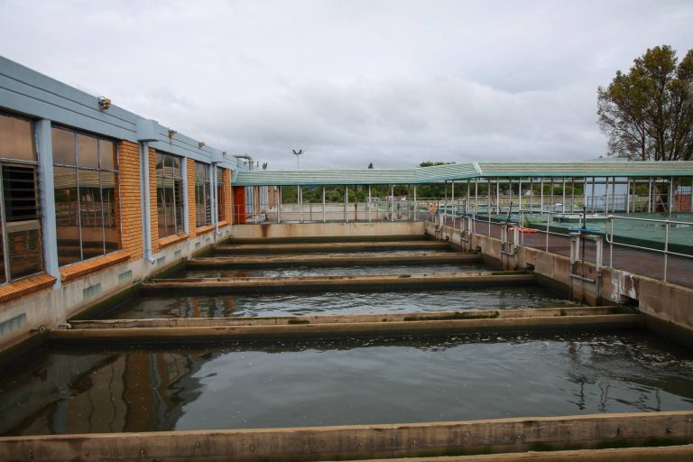 Une usine d'eau potable en Afrique du Sud