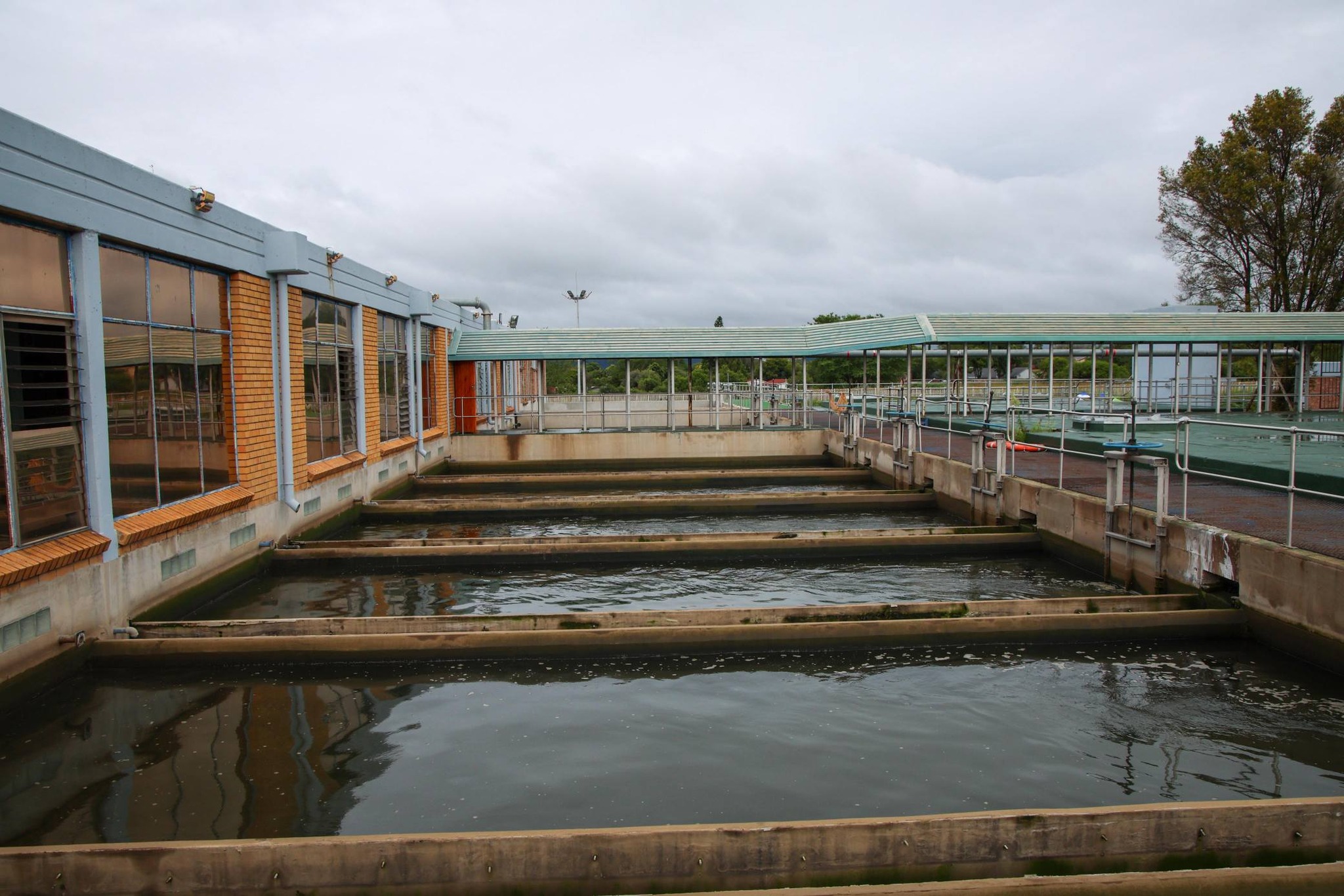 Une usine d'eau potable en Afrique du Sud