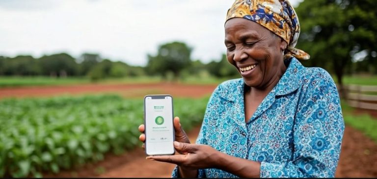 Une exploitante agricole au Zimbabwe