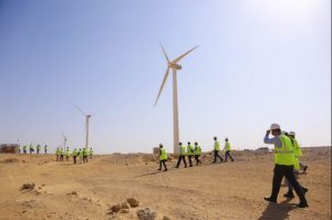 Parc éolien développé par Alcazar Energy en Egypte
