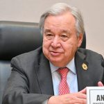 Le SG DE L'ONU ANTONIO GUTERRES