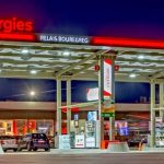 Une station de gaz et de pétrole TotalEnergies