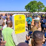 Cérémonie de remise en eau du barrage de Goulouré au Burkina Faso