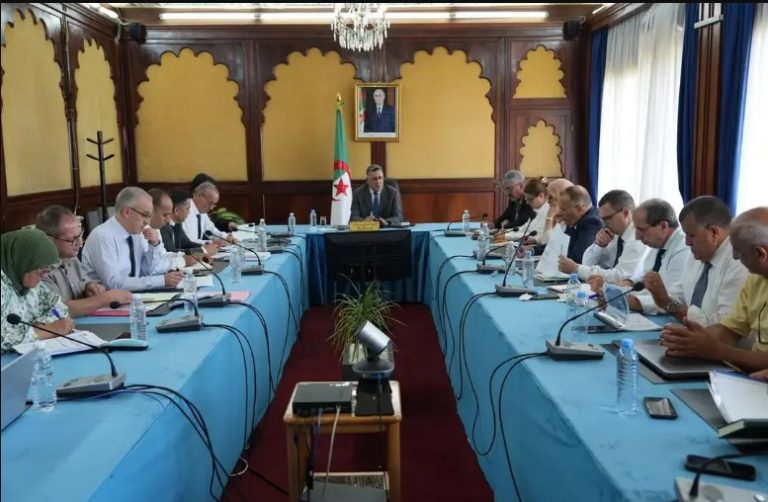 Réuinon Ministère Hydraulique Algérie
