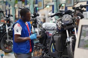 Une flotte de Motos électriques de Spiro